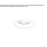 Round recessed LED spotlight Pinzolo