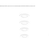 Recessed round aluminum LED spotlight Pinggau