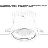 Recessed wall washer for suspended ceilings Balabyne