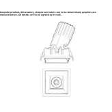 Wpuszczany, regulowany reflektor z odlewanego ciśnieniowo aluminium Aveley