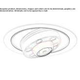 Aluminum semi-recessed LED spotlight Oradell