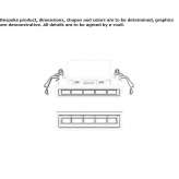 Recessed aluminum wall washer for suspended ceilings Ubrique