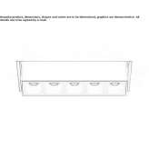 Semi-recessed multiple LED spotlight Alloway