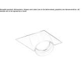 Recessed, adjustable metal LED spotlight Nispen