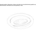Recessed, adjustable LED spotlight Berezeni