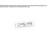 Multi-point recessed LED spotlight Bury