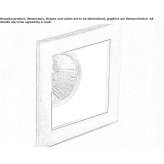 Latarnia schodowa z malowanego metalu Parvomay