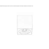 Regulowany reflektor sufitowy LED Kemmerer