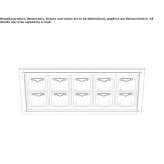 Wielopunktowy reflektor LED do wbudowania Alloway