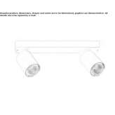 Multiple-adjustable LED headlight in extruded aluminum Gaiceana