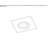 Recessed, adjustable metal LED spotlight Meliki