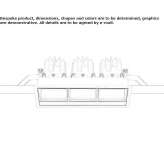 Recessed LED wall spotlight for suspended ceilings Aveley
