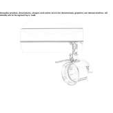 Regulowany metalowy reflektor Checotah