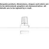 Recessed square reflector Surbo