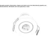Recessed, adjustable aluminum LED reflector Mern