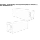 Reflector housing made of plasterboard Vargon