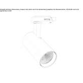 Adjustable round ceiling spotlight Tatvan