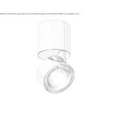 Regulowany reflektor aluminiowy LED Meeden