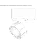 Aluminum LED ceiling spotlight Meeden