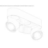 Multi-point LED ceiling spotlight Meeden