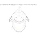 Round recessed LED spotlight Calkini