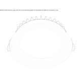 Recessed round aluminum LED spotlight Gasocin