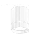 Round LED ceiling spotlight Sasinci