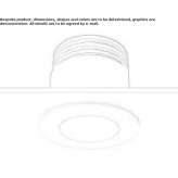 Round ceiling spotlight in die-cast aluminum Zipiajo