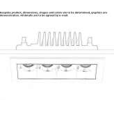 Multi-spot ceiling spotlight made of die-cast aluminum Gomunice