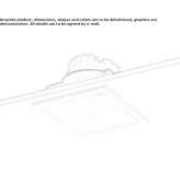 Recessed ceiling spotlight in die-cast aluminum Norberg