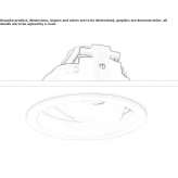 Adjustable ceiling spotlight in die-cast aluminum Tinos