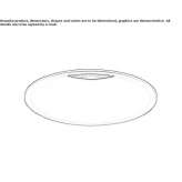 Recessed LED ceiling spotlight Grain