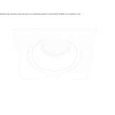 Kwadratowy reflektor aluminiowy LED Sachse