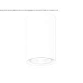 Aluminum ceiling spotlight Calvene