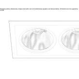 Multi-point recessed LED spotlight Zavaline