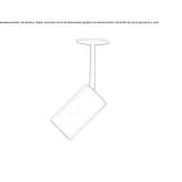 Adjustable LED spotlight for wall mounting Ducherow