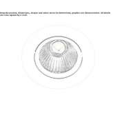 Recessed spotlight Gediz