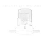 Recessed, adjustable LED spotlight Cantaron