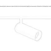 Adjustable round LED reflector Dissen