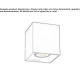Aluminum square ceiling spotlight Quipapa
