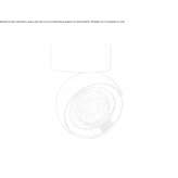 Aluminiowy reflektor sufitowy LED Horsholm