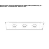 Multi-point recessed LED spotlight Lasek