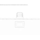 Aluminum recessed LED reflector Radaseni