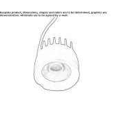 Aluminum recessed LED reflector Baltar