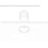 Aluminiowy reflektor LED do wbudowania Radaseni