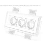 Cristaly® recessed ceiling spotlight Cinar