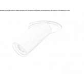 Semi-recessed, round aluminum LED reflector Ducherow