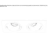Recessed, adjustable reflector Arnedo