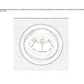 Recessed, adjustable reflector Auzances