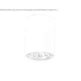 Aluminum ceiling spotlight Calvene